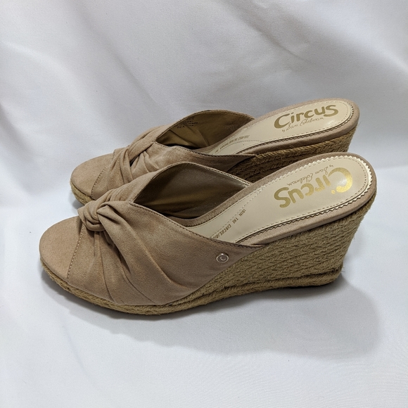 sam edelman nude wedges